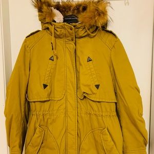 Winter shearling coat wind breaker